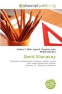 Gerrit Mannoury edito da Alphascript Publishing