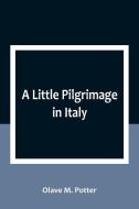A Little Pilgrimage in Italy di Olave M. Potter edito da Alpha Editions