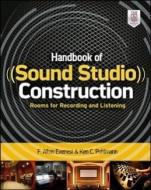 Handbook of Sound Studio Construction: Rooms for Recording and Listening di Ken C. Pohlmann edito da MCGRAW HILL BOOK CO