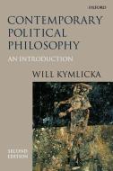 Contemporary Political Philosophy di Will Kymlicka edito da Oxford University Press