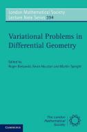 Variational Problems in Differential Geometry di Roger Bielawski edito da Cambridge University Press