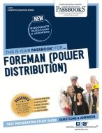 Foreman (Power Distribution) di National Learning Corporation edito da National Learning Corp