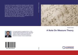 A Note On Measure Theory di Animesh Gupta edito da LAP Lambert Academic Publishing