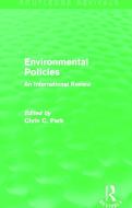 Environmental Policies edito da Taylor & Francis Ltd
