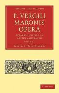 P. Vergili Maronis Opera - Volume 1 edito da Cambridge University Press