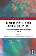 Gender, Poverty And Access To Justice edito da Taylor & Francis Ltd