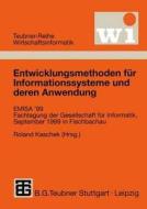 Entwicklungsmethoden für Informationssysteme und deren Anwendung edito da Vieweg+Teubner Verlag