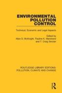 Environmental Pollution Control edito da Taylor & Francis Ltd