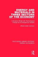 Energy And Materials In Three Sectors Of The Economy di Alfred Linden Levinson edito da Taylor & Francis Ltd