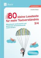 80 kleine Lesetexte für mehr Textverständnis 3/4 di Annette Weber edito da Auer Verlag i.d. AAP LFV