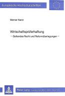 Wirtschaftsprüferhaftung di Werner Nann edito da Lang, Peter GmbH
