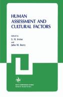 Human Assessment and Cultural Factors di John W. Berry, S. H. Irvine edito da Springer US
