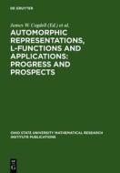 Automorphic Representations, L-Functions and Applications: Progress and Prospects: Proceedings of a Conference Honoring Steve Rallis on the Occasion o edito da Walter de Gruyter