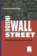 Inside Wall Street di Ulrich Stockheim edito da Gabler Verlag