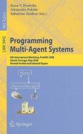 Programming Multi-Agent Systems edito da Springer-Verlag GmbH