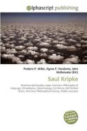 Saul Kripke di Frederic P Miller, Agnes F Vandome, John McBrewster edito da Alphascript Publishing