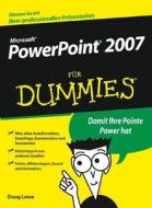 Powerpoint 2007 Fur Dummies di Doug Lowe edito da Wiley-vch Verlag Gmbh