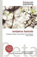 Juniperus Saxicola edito da Betascript Publishing