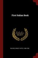 First Italian Book di Ernest Hatch Wilkins edito da CHIZINE PUBN