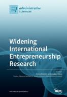 Widening International Entrepreneurship Research edito da MDPI AG