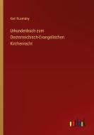 Urkundenbuch zum Oesterreichisch-Evangelischen Kirchenrecht di Karl Kuzmány edito da Outlook Verlag