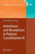 Interphases and Mesophases in Polymer Crystallization III di G. Allegre edito da Springer-Verlag GmbH