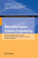 Web Information Systems Engineering edito da Springer Singapore