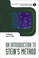 Introduction To Stein's Method, An di Louis H. Chen, A.D. Barbour edito da World Scientific Publishing Co Pte Ltd