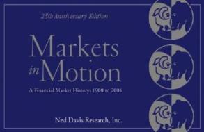 Markets In Motion di Ned Davis edito da John Wiley And Sons Ltd
