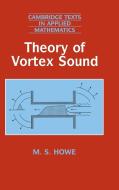 Theory of Vortex Sound di M. S. Howe edito da Cambridge University Press