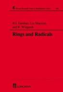 Rings and Radicals di R. Wiegandt edito da Chapman and Hall/CRC