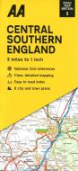 Road Map Central Southern England edito da AA Publishing