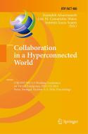 Collaboration in a Hyperconnected World edito da Springer International Publishing