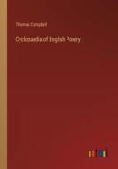 Cyclopaedia of English Poetry di Thomas Campbell edito da Outlook Verlag