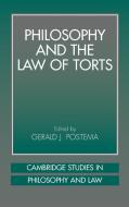 Philosophy and the Law of Torts edito da Cambridge University Press