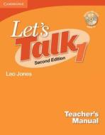 Let's Talk Level 1 Teacher's Manual With Audio Cd di Leo Jones edito da Cambridge University Press