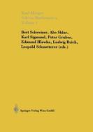 Selecta Mathematica di Karl Menger edito da Springer Verlag Gmbh