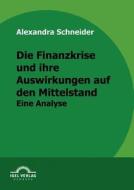 Die Finanzkrise und ihre Auswirkungen auf den Mittelstand di Alexandra Schneider edito da Igel Verlag