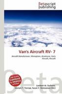 Van's Aircraft RV- 7 edito da Betascript Publishing