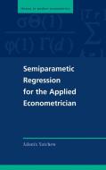 Semiparametric Regression for the Applied Econometrician di Adonis Yatchew edito da Cambridge University Press