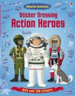 Sticker Dressing Action Heroes di Megan Cullis edito da Usborne Publishing Ltd