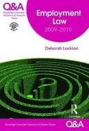 Q&A Employment Law di Deborah Lockton edito da Routledge Cavendish
