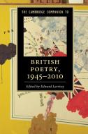 The Cambridge Companion to British Poetry, 1945-2010 edito da Cambridge University Press