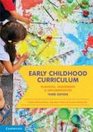 Early Childhood Curriculum di Claire (University of Waikato McLachlan, Marilyn (Monash University Fleer, Susan (Aust Edwards edito da Cambridge University Press