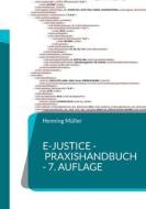 e-Justice - Praxishandbuch di Henning Müller edito da Books on Demand