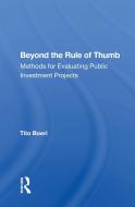 Beyond The Rule Of Thumb di Tito Boeri edito da Taylor & Francis Ltd