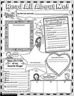 Instant Personal Poster Sets: Read All about Me: 30 Big Write-And-Read Learning Posters Ready for Kids to Personalize and Display with Pride! di Scholastic Books, Scholastic Teaching Resources edito da Teaching Resources