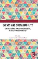 Events And Sustainability edito da Taylor & Francis Ltd