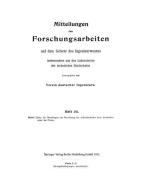 Mitteilungen über Forschungsarbeiten di Friedrich Riedel edito da Springer Berlin Heidelberg
