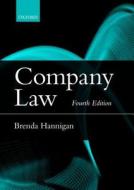 Company Law di Brenda Hannigan edito da Oxford University Press